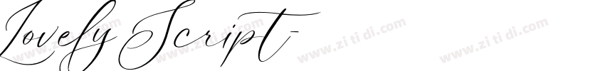 Lovely Script字体转换 Lovely Script字体转换